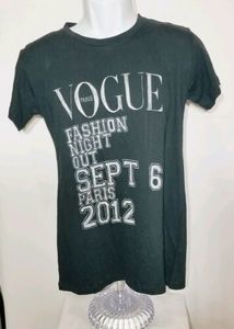 VOGUE T-shirt Fashion Night Out 2012 Black RARE